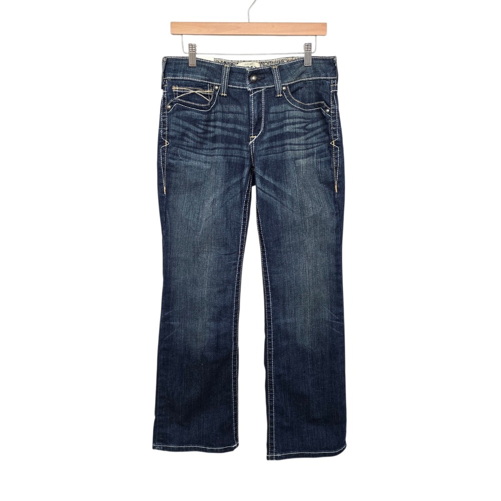 Ariat Women's Indigo Bootcut Jeans with Contrast Stitching